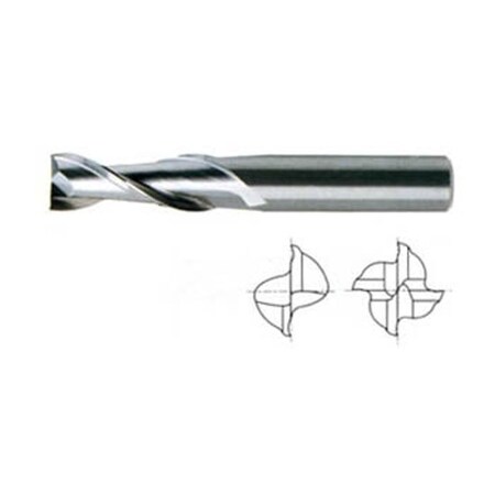 Yg-1 Tool 2 Flute Long Ticn-Coated Carbide 02588TC